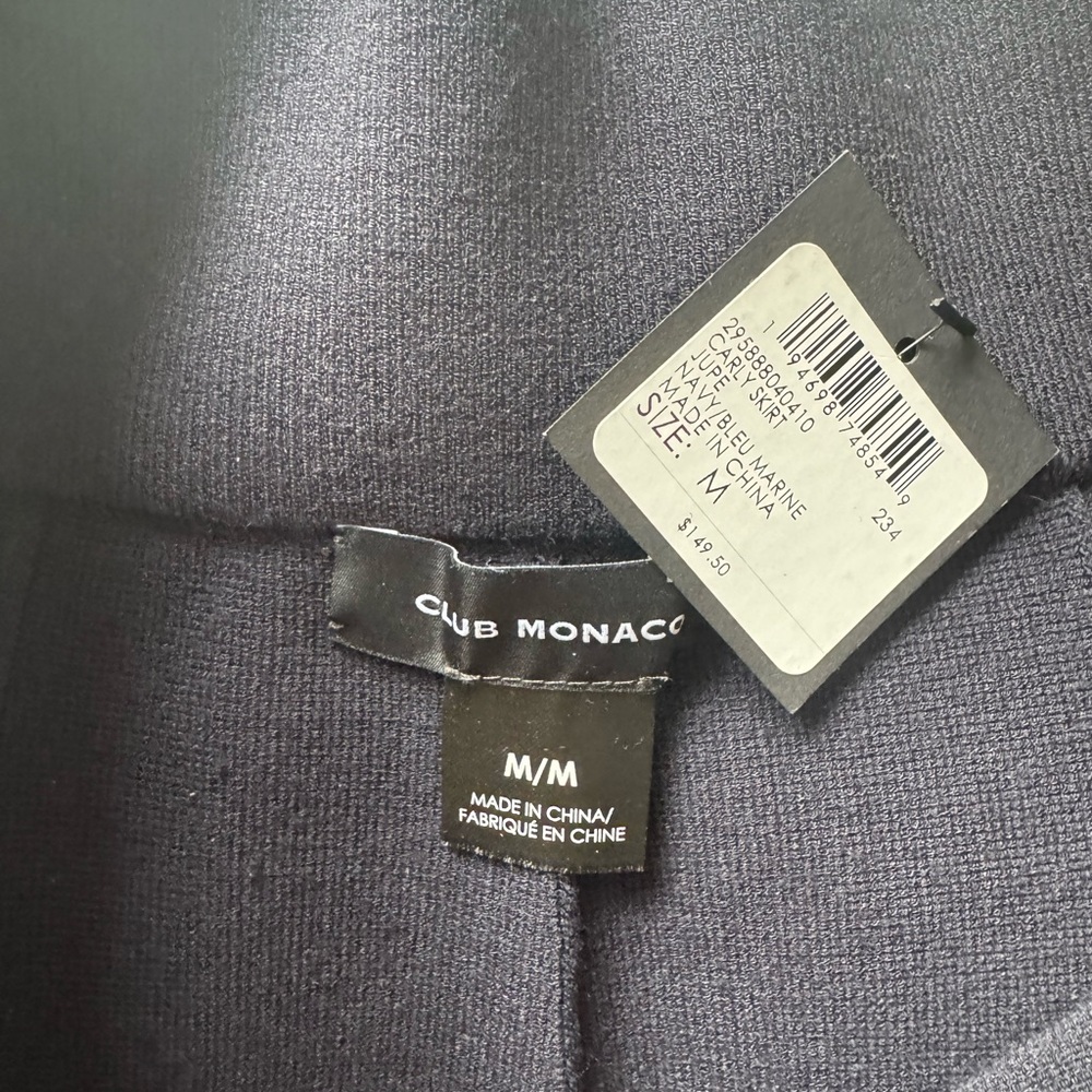 NWT Club Monaco Navy Skater Skirt - Picture 3 of 5